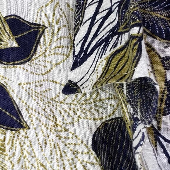 Tahari Shirt Linen Tropical Button Up Women’s Plus Size 2X Long Sleeve Resort - Picture 4 of 11